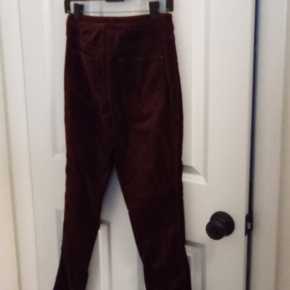 Lands end corduroy deep wine red colored skinny 2 - Picture 4 of 4
